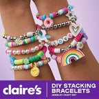 Claire’s DIY Bracelet Kit – 895-Piece Jewelry Making Supplies Set| Clay Heishi - Image 4