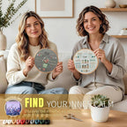 ETSPIL Embroidery Kit for Beginners, 4K Step-by-Step Video, Gift | 33 Stitches - Image 9