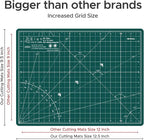 Elan Cutting Mat A4 Green, Self Healing Cutting Mat 9x12 Inch, 5-Ply Craft - Image 4