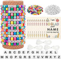 Tondiamo 613 Pcs 10 Set Back to School DIY Friendship Bracelets Making Kit 8mm by Tondiamo