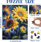 300pcs Wooden Puzzles for Adults Unique Animal Shaped Pieces | Colorful Funny - Image 2