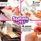 Ooly 28 PC DIY Shrinking Art Kit - Image 4
