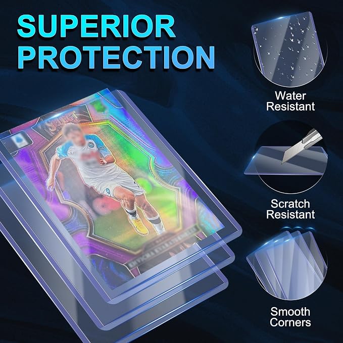 400 Card Sleeves, Baseball Card Sleeves, Hard Plastic Card Holder - Image 4