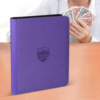 12 Pocket Ringless Side Loading Trading Card Binder, 720 Cards PU Fixed Page - Image 8