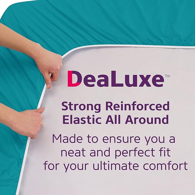 King Fitted Sheet King Size Fitted Sheet Only Deep Pocket – Real 16” Fitted Bed - Image 5