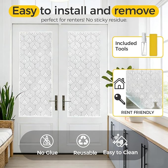 OHTMERU Window Privacy Film Decorative - Image 5