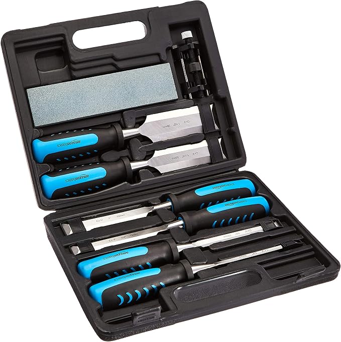 Amazon Basics 8-Piece Wood Chisel Set by AmazonBasics