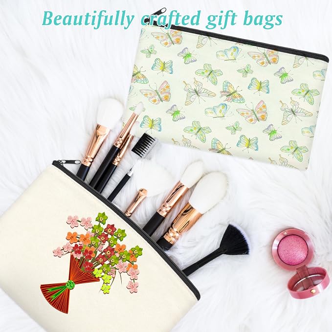 ZeeDix Canvas Zipper Pouch Bulk – 8.3 x 5 Inches Cotton Canvas Pouches - Image 5