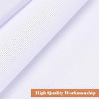 Caydo 6 Pieces Aida Cloth 14 Count White Cross Stitch Fabric - Image 4