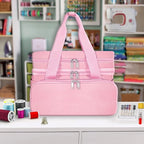SINGER Sewing Accessories Organizer – Double Layer Portable Sewing Storage Bag - Image 5