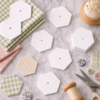 350 PCS Paper Piecing 1.5", Hexagon Quilting Templates - Image 7