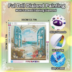 HITO Beach Landscape Diamond Painting Kits - Image 2