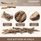 50 oz Driftwood for Crafts and Decor, Mixed Size Driftwood Pieces Large Drift - Image 2
