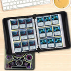 9 Pocket Card Binder, Trading Card Binder Premium 720 Double PU Card Collection - Image 5