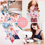 Hosuly 40 Pcs Vintage Floral Jelly Fabric - Image 6