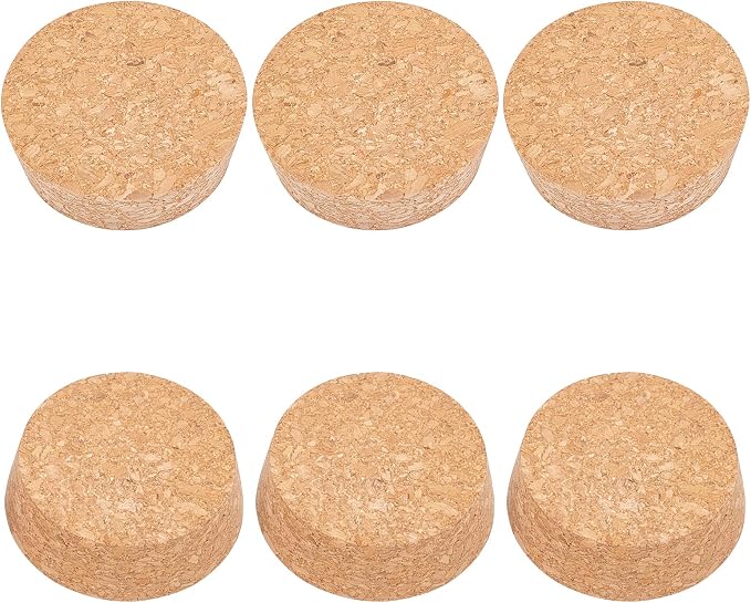 BENECREAT Wooden Cork Bottle Stoppers, 2.2inch Diameter, Wooden Wine Bottle by BENECREAT