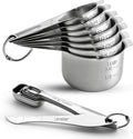 Spring Chef Stainless Steel Measuring Cups and Spoons Set of 14 w/Leveler | by SpringChef
