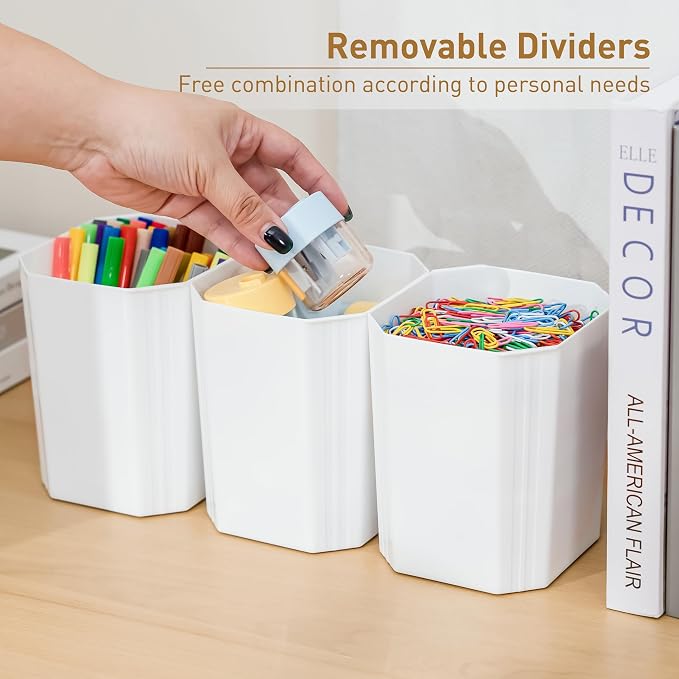 Citylife 17QT 4Packs Clear Craft Organizers and Storage Bins - Image 4