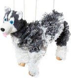 Artisan Owl Siberian Husky Marionette Puppet by ArtisanOwl