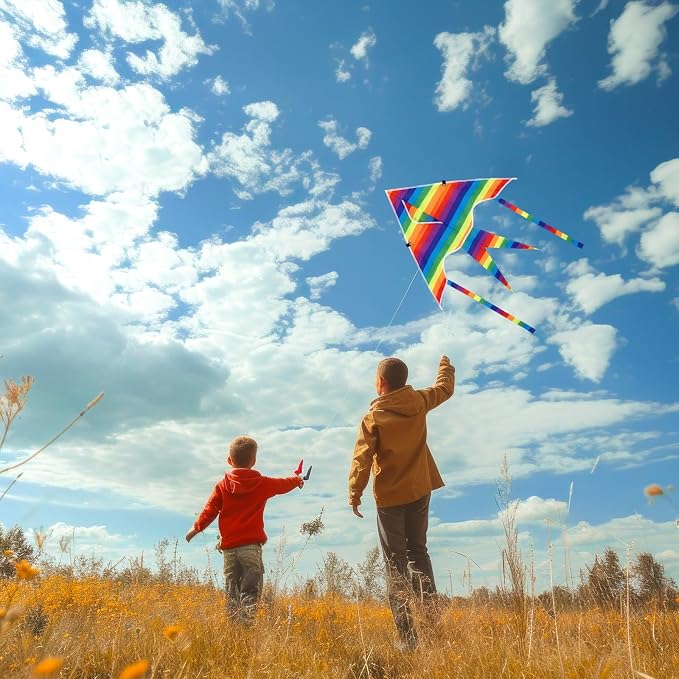 Syhood 30 Pcs DIY Kites Making Kit 20 Inch Summer Decorating Coloring Kites - Image 6
