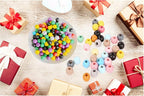 300Pcs Yellow Wooden Beads for Crafts, Natural Round Loose Small Wood Spacer - Image 6