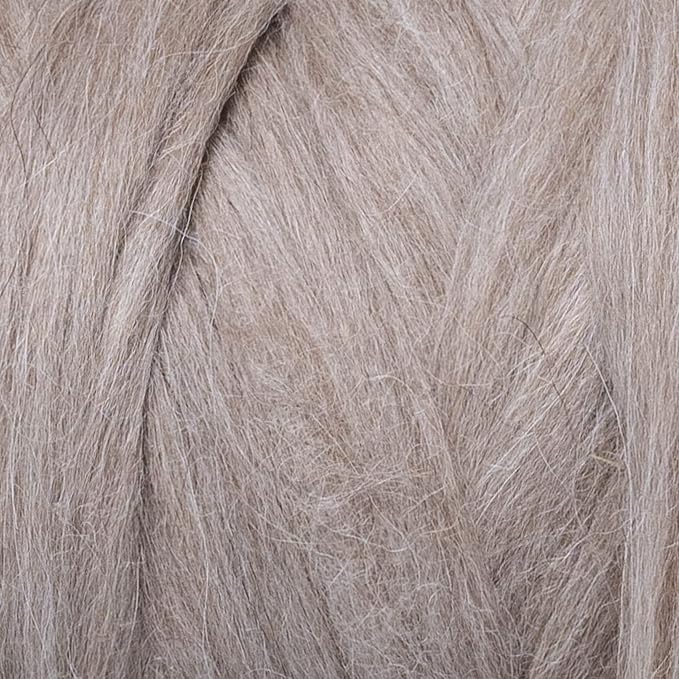 Llama roving Fiber, 1 lb. Narural - Image 4