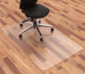 Office Chair Mat for Hardwood Floor, 48”x 30” Vinyl Desk Chair Mat Clear Floor Protector Mat for Rolling Chair Office & Home, Easy Glide and Flat Without Curling