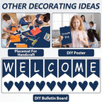 Navy Blue Bulletin Board Paper Roll Navy Blue Bulletin Board Background Paper - Image 5