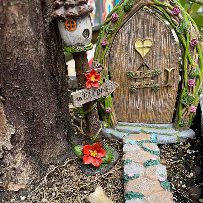 MUAMAX Fairy Garden Walkway Path, Fairy Garden Pathway, Fairies Gardens - Image 8