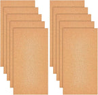 OLYCRAFT 10 Sheets 1mm Thick Cork Sheets 12x6.1 Inch Thin Cork Roll Brown Corks by OLYCRAFT