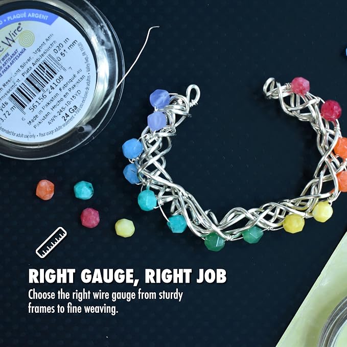 Artistic Wire, 18 Gauge Tarnish Resistant Colored Copper Craft Wire, 10 yd - Image 9
