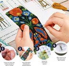 ACRNIGHEET 6PCS Cross Stitch Kits Stamped Cross Stitch Bookmark Kit - Image 4