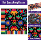 100PCS Mexican Fiesta Party Plates and Napkins Party Supplies Mayo Mexico - Image 5