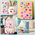 651 Pcs Glitter Foam Stickers, Sea Animal Shapes Stickers, 7 Sheets Colorful 3D - Image 4