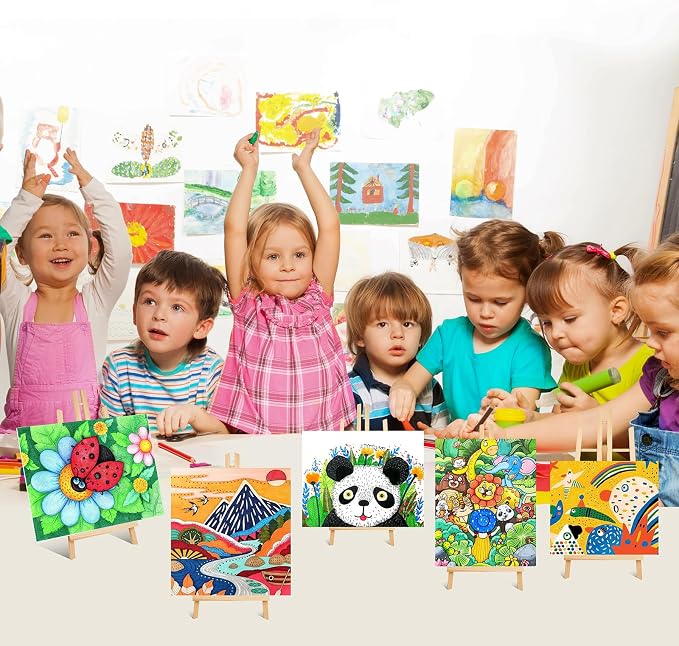 ESRICH 24 Pack 11.8" Wood Easels, Tabletop Easel - Image 6