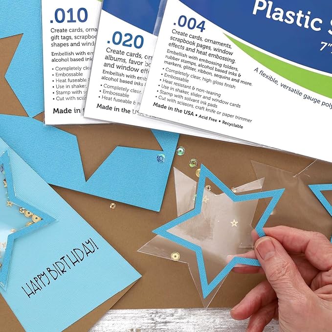 Accent Design Paper Accents Clear Plastic Sheets 8.5x11, .010" Thick, - Image 5