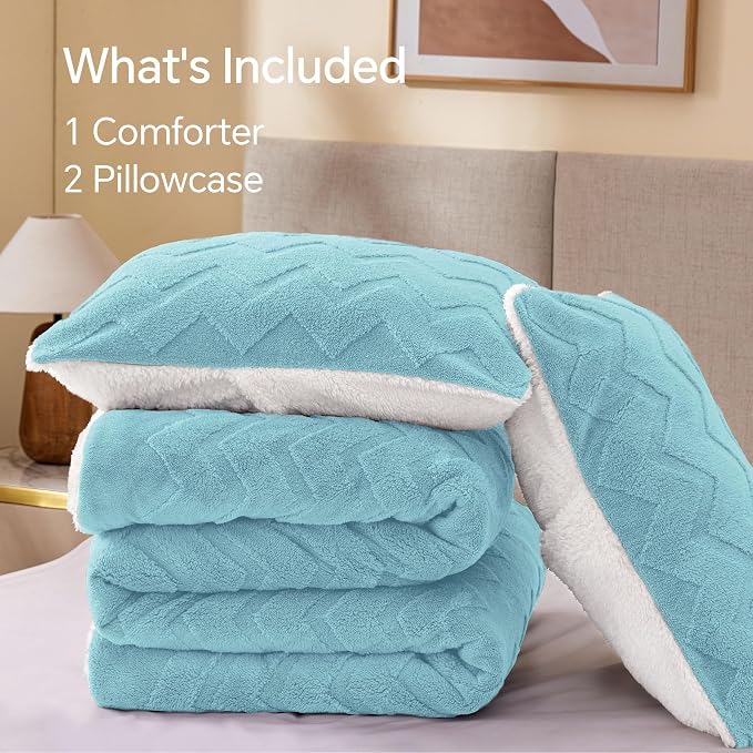 BEDELITE Fluffy Twin Comforter Set - Image 8