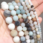 6mm Matte Amazonite Beads, 15-Inch Matte Round Loose Stone Beads - Image 8