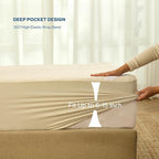 BEDLORE Waterproof Mattress Protector, Full Size Mattress Pad - Image 4