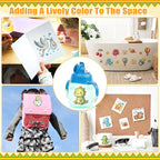 Marspark 72 Pcs Small Stencils for Crafts Reusable 3 Inch Stencils for Painting - Image 6
