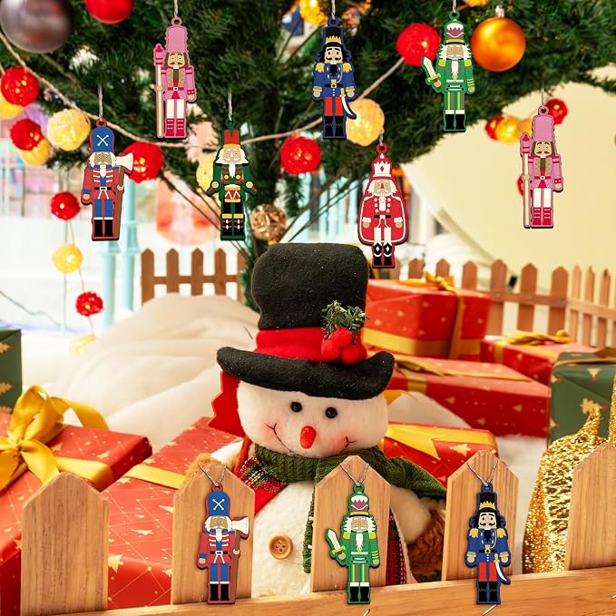 Cinnvoice 60 Pcs Wood Christmas Crafts - Image 6