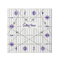 The Quilted Bear Square Quilting Ruler, Transparent Acrylic, Precise Bold Lines by TheQuiltedBearsProducts