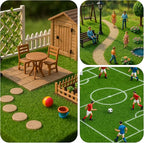 Shindel 12 Packs Fake Grass Decor - Image 6