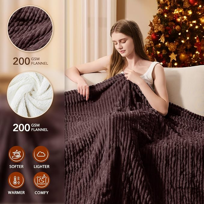 Homemate Electric Heated Blanket Full Size - Image 2