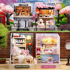CUTEROOM DIY Doll House Miniature Furniture Wooden House Kit - Image 4