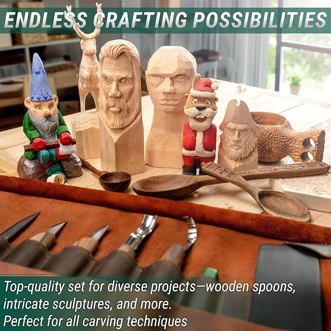 BeaverCraft Deluxe Wood Carving Kit S18X - Image 3