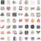 150 Pcs Romance Book Stickers for Kindle, Holographic Reading Sticker Packs for - Image 5