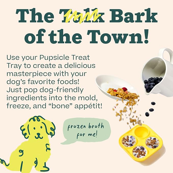 WOOF Pupsicle Treat Tray Mold, Large 25-75lbs, Silicone Molds - Image 5