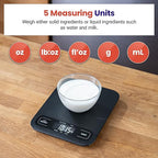 Etekcity Food Kitchen Scale, Digital Grams and Ounces, Large | Tare function - Image 3