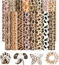 HTVSTD Leopard Heat Transfer Vinyl 16 Sheets 12×10in Iron on Vinyl | Animal by CraftingEveryday